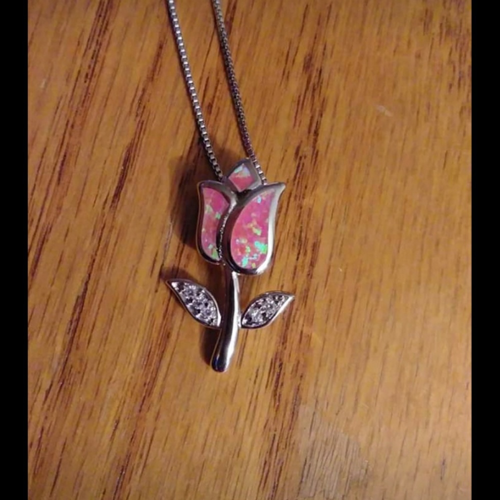 New opal necklace
